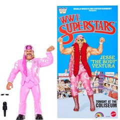 WWE Superstars LJN JESSE “THE BODY” VENTURA 1980’s 8″ Retro Figure BLACK CARD