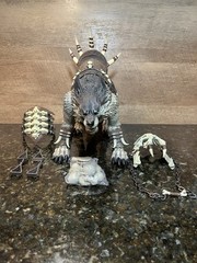 D20 STUDIO WHITE BONE WOLF MOUNT GREY VERSION!