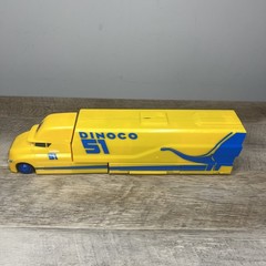 Disney Pixar Cars Cruz Ramirez #51 Dinoco Transporter Hauler Semi Truck Play Set
