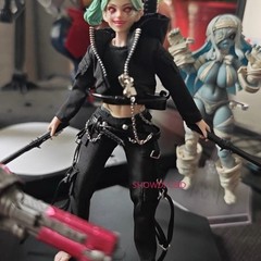1/12 Scale Female Black Functional Clothing Set Model Fit 6” Action Figure Body