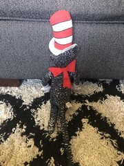 16” Dr Seuss CAT IN THE HAT Plush Determined Productions Random House Doll Toy