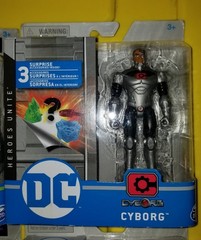 2020 Gorilla Grod, Cyborg, Superman,Aquaman. Dc Heros United. Lot Of 4.