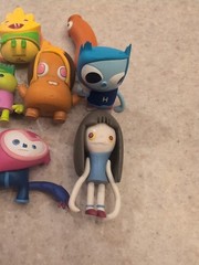 Kidrobot The Heroes of Burgertown Lot Of 7 Figures John Burgerman, Rare