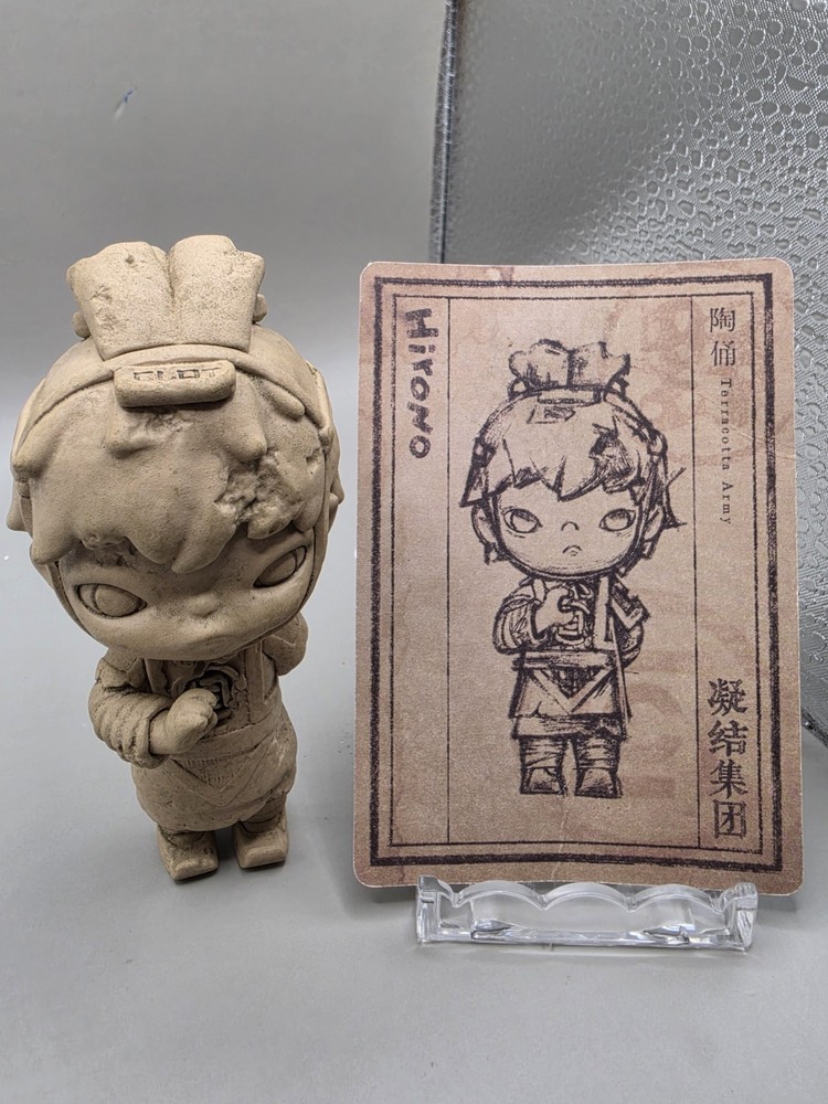 Pop mart hirono x clot series terracotta army