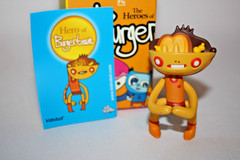 KIDROBOT 2008 ZOMBOO THE HEROES OF BURGERTOWN JON BURGERMAN DESIGNER ART