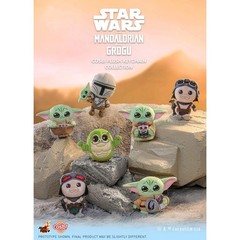 Hot Toys Star Wars The Mandalorian and Grogu Cosbi Plush Keychain Blind Box