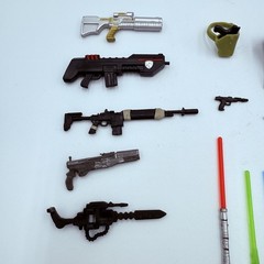 Mixed Lot Of Action Figure Weapons Guns Knives & Accessories G.I. Joe Star Wars