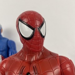 Lot of 3 Hasbro Marvel Action Figures 12” Spider-Man Venom Capt America