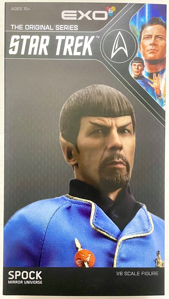 Exo-6 STAR TREK: TOS Mirror Universe Spock 1:6 Figure, MIB, NEW L@@K