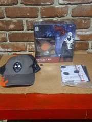 Set Of 3 Friday The 13th Jason Voorhees Collector Box, Hat And Neck Gaiter.