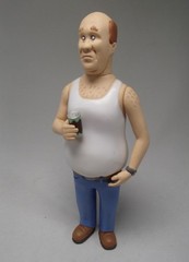 VHTF! 2002 King of the Hill toy BILL DAUTERIVE action figure ToyCom hank bobby