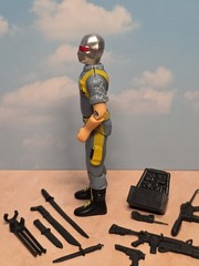 Invasor Snake Eyes Python Patrol Black Major G.I. Joe GI Joe 2026 Version 2 Red