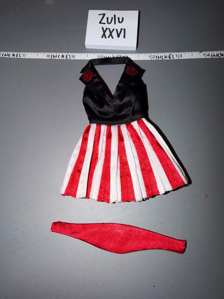 1/6 Scale Hydra Marvel Comic Book Female Halter Dress with Sash – Civilian
