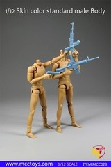 MCCToys 1/12 Male Flexible Figure Body Muscle Narrow Shoulder For 6″ Action Toy