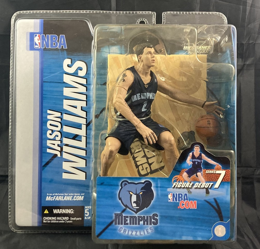 McFarlane Jason Williams Memphis Grizzlies 04’ NBA Series 7 Action Figure Debut
