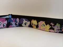 2012 Rare MLP My Little Pony Buckle-Down Seatbelt Hasbro Rainbow Dash Rarity