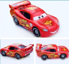 Disney Piaxr Cars Lightning McQueen Die-Cast Keychain Bag Charm Paracord Strap