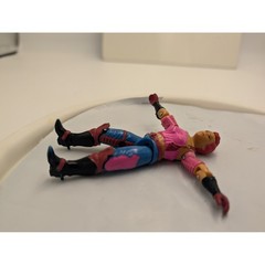 Vintage GI Joe Zarana Action Figure 1986 Dreadnoks Cobra ARAH 3.75″ Pink Hair
