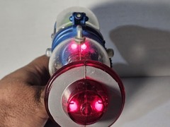 Mars Attacks! Brain Disintegrator Green Ray Gun- works Great!! 1996