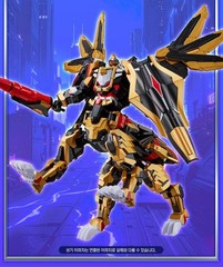 Metal Cardbot W NightGriffon Transformer Robot Jet Aircraft Korean Toy K-TOY