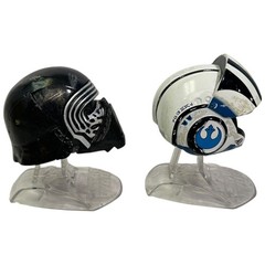 Star Wars Black Series Kylo Ren & Poe Dameron Helmets Hasbro Used