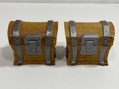 Lot Of 2 Fortnite Loot Treasure Chest Accessory Storage Jazwares NO Accessories