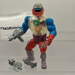 Vtg ROBOTO Motu Masters Of The Universe He-Man Action Figure Wave 4 100% 25-21