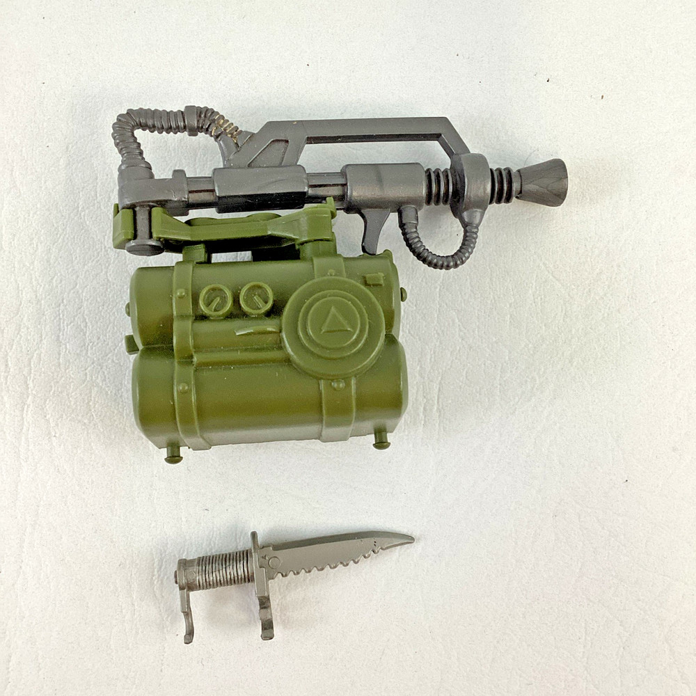 Rambo Force Of Freedom Fire Power Flamethrower Battle Backpack Vintage 1986