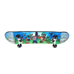 Minecraft 31″ Lenticular Complete Skateboard, Battle Scene, Kids Ages 6+, Green