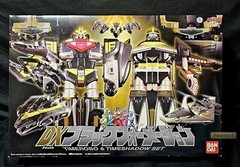 Bandai Timeranger DX TimeRobo & TimeShadow Black Formation Chogokin Un used