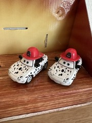 Mattel Disney Pixar Cars Dalmatian Mia & Dalmatian Tia Rescue Squad Mater