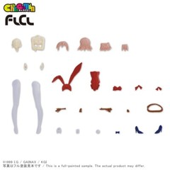 Volks FLCL figure Charagumin non　scale Haruhara Haruko resin kit Volks FLCL