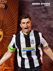 Football Stars Memoirs Studio 1/6 Del Piero Figure Roaring Head