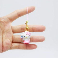 Sanrio Hello Kitty Blind Box PPhone Strap Bag Charm Keychain Outfits Tan Genuine
