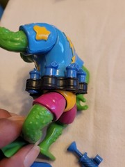 Vintage TMNT Genghis Frog 1989 100% COMPLETE