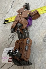 Transforming Toy Brown & Purple #5 TRANSFORMER Like Warbotron Air Burst Figure
