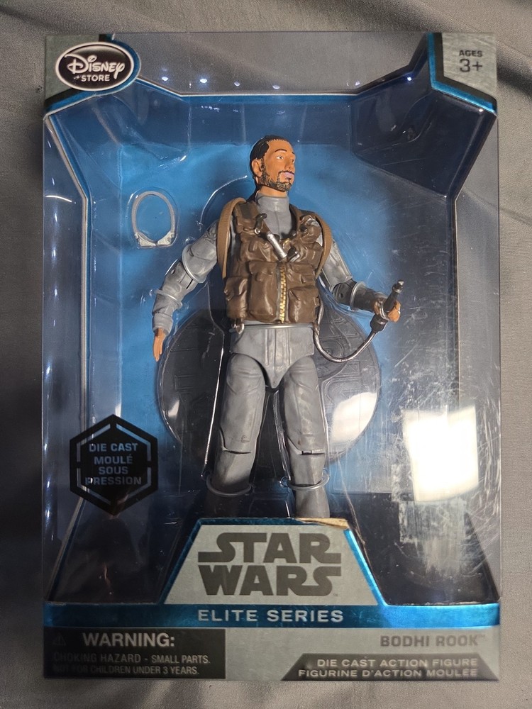 Bodhi Rook Action Figure Star Wars Elite Series Disney Store Rogue One NEW