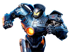 3D Printed Fan Art Gipsy Danger Sculpture by Wicked3d