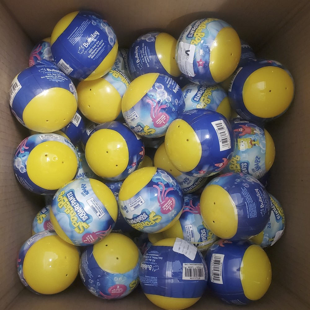 SpongeBob SquarePants Chibi Snapz 2-Pack – Lot of 75 Sealed Blind Globes