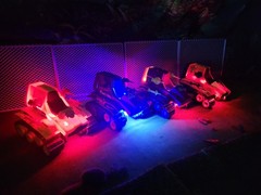 G.I. Joe DESTROs GOLD Tripple T With LEDs And Moving Threads 3.75″ Scale.
