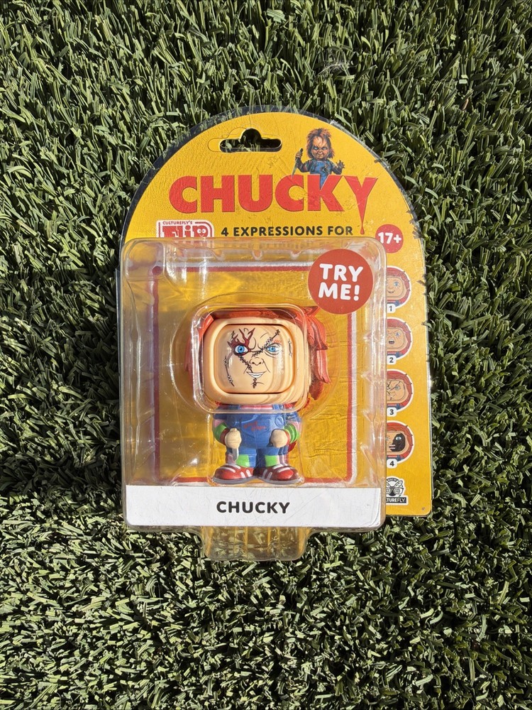 CultureFly Flip’ems Chucky Collectible Figure New Sealed Horror