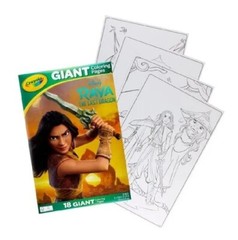Crayola Giant Coloring Book, Featuring Raya and The Last Dragon, 18 Pages, Gift