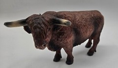 Highland Bull Figure Toy Child Plastic Gift Figura Toro Juguete Plástico Niño