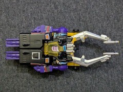 Vintage Hasbro TRANSFORMERS Generation One G1 Insecticon SHRAPNEL Missing Gun