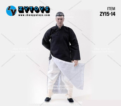 ZYTOYS 1/6 Male Kung Fu Traditional Chinese Clothing Robe Fit 12” Action Figure
