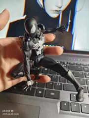 MESS TOYS Black Venom Symbiote Spider-Man Black Spider Action Figure Boxed