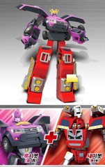 Mini Force TRANS FORCE GIANTRON Transforming 4-Integration Great Robot Megazord