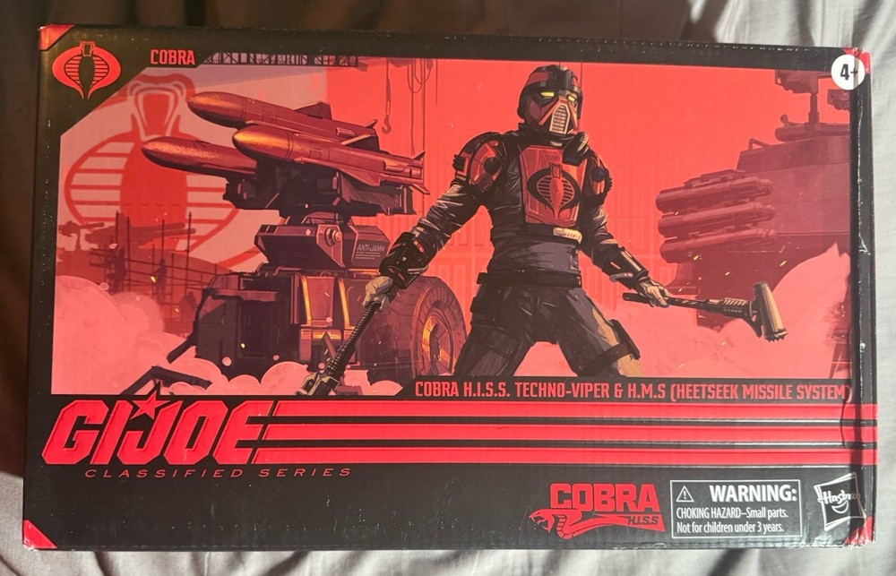 GI Joe Classified Series: #111 Cobra H.I.S.S. Techno-Viper & H.M.S. NEW IN HAND!