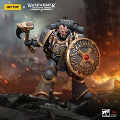 1PCS JOYTOY Warhammer 40K 1/18 Action Figure Space Wolves Grey Slayer Pack Mode