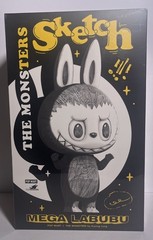 POP MART MEGA LABUBU 400% Sketch The Monsters Kasing Lung Sealed New Authentic